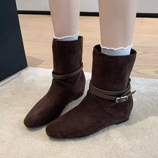 Stivaletti Marroni In Pelle