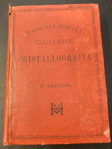 Sansoni cristallografia - sansoni,
