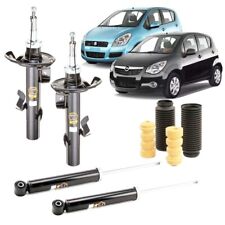 KIT 4 AMMORTIZZATORI + TAMPONI OPEL AGILA SUZUKI SPLASH SWIFT 1.0 .1.2 1.3 