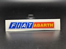 FIAT ABARTH 95MM LOGO ADESIVO 3D SIGLA EMBLEMA FREGIO STEMMA SCRITTA BADGE TARGA