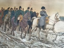 NAPOLEONE BATTAGLIE: CAMPAGNA DI FRANCIA 1814 - Fotoincisione da E. Meissonier.
