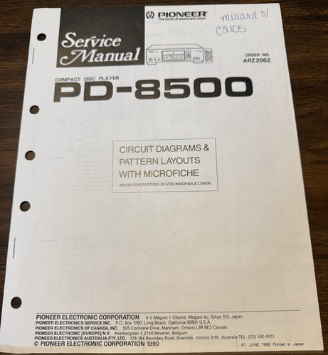 Pioneer 8500 lettore - pioneer,