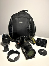 Macchina fotografica Nikon D3200, Obiettivo 18-105mm & Zaino COME NUOVO