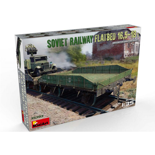 Soviet railway flatbed 18 - soviet,