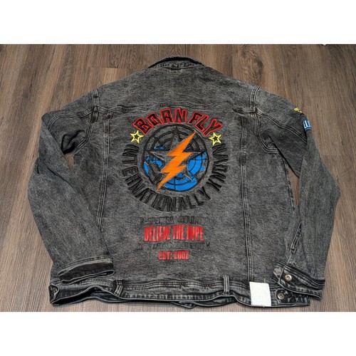 Giacca denim born fly toppe - born,