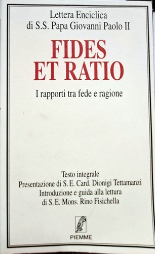 Libro fides ratio i - libro,
