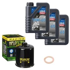 Kit filtro olio Kawasaki W 800 C Cafe ABS EJ800BCA 2019, LiquiMol 10W-40 3L, HiFlo