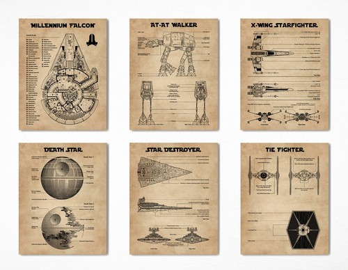 Star wars patent - set, 6