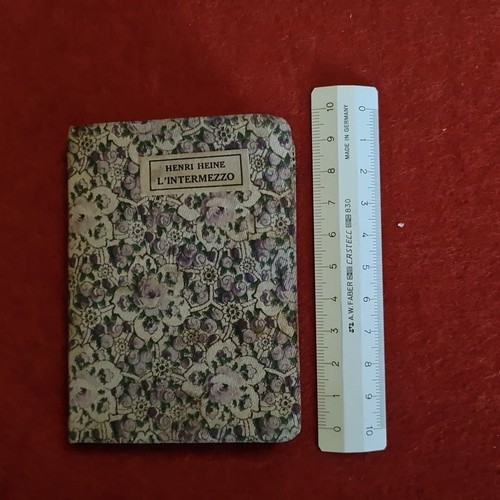 Libro miniatura henri heine - libro,