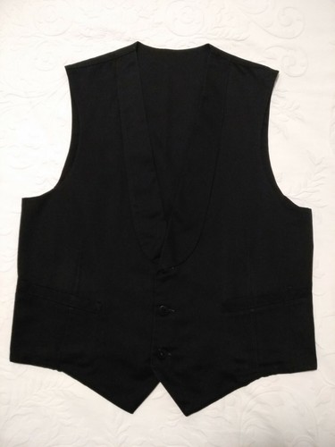 Gilet nero cameriere - nero,
