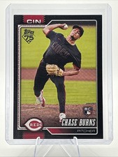 2026 Topps Chase Burns RC nero