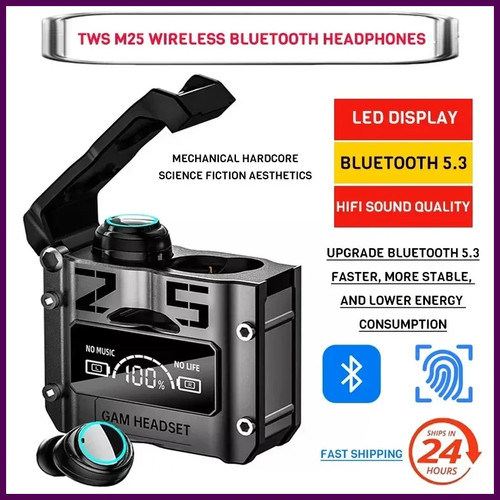 M25 tws cuffie wireless - m25,