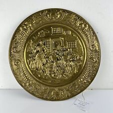 Antico piatto in ottone