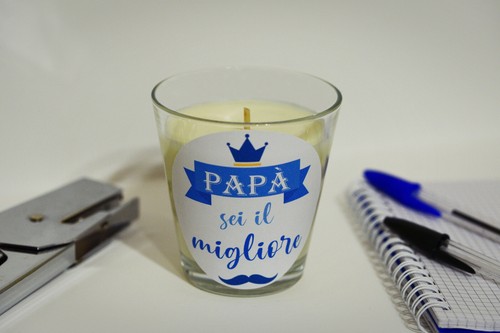 Candela cera soia - candela, in