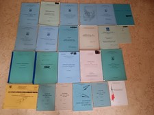 LOTTO 24 LIBRI DISPENSE AERONAUTICA MILITARE ITALIANA VINTAGE PER CORSISTI