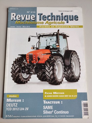 Revue technique tracteur same - technique,
