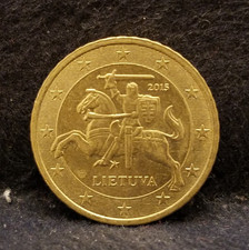 2015 Lituania 50 centesimi di