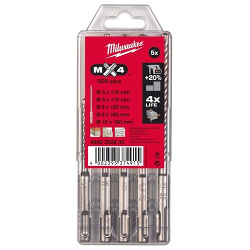 Set punte sds plus - sds-plus, mx4