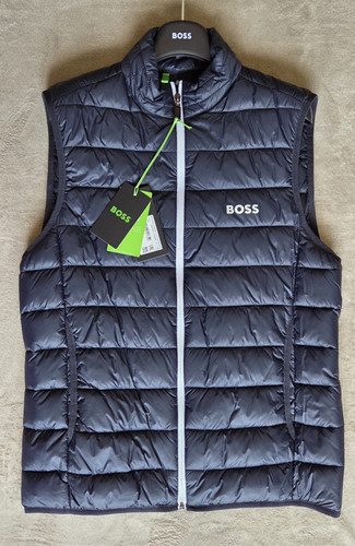 Gilet uomo boss blu navy - uomo,