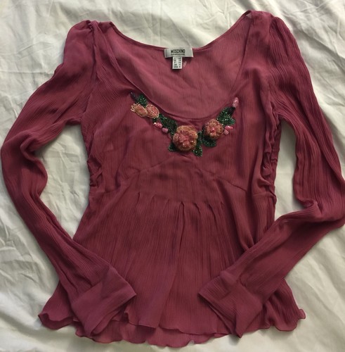 Top moschino chip chik rosa - chip, &
