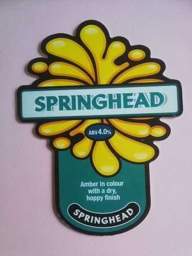 Beer pump clip - badge, front