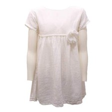 5610AN abito bimba IL GUFO girl kid linen dress