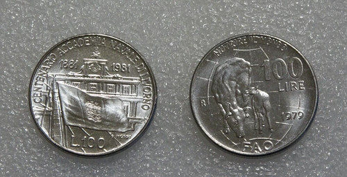 100 lire fao 1979 - 100, e
