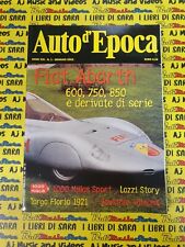 Rivista AUTO D'EPOCA anno XIX