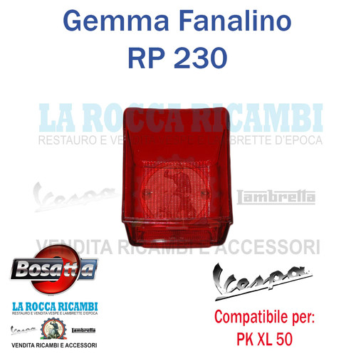 Plastica fanalino posteriore - plastica,