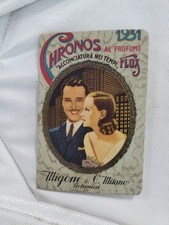 Calendarietto CHRONOS 1931