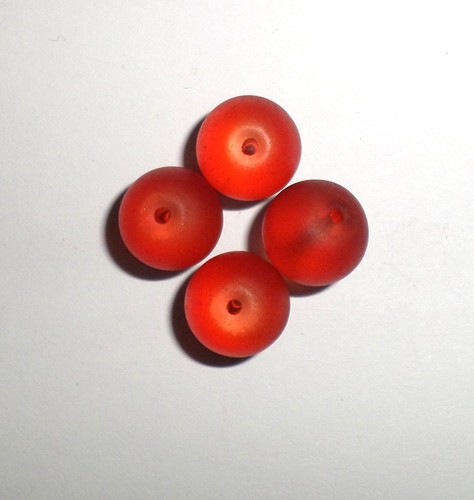 Perles verre ronde opaque - ronde,