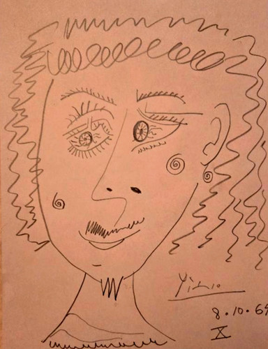 1970 pablo picasso tete - 1970,