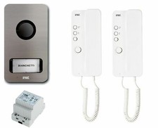 Kit citofonico Bifamiliare Urmet 2 famiglie kit citofono Urmet 1122/602 PARETE