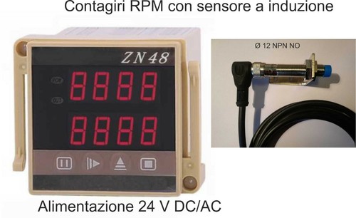 Contagiri rpm sensore - +,
