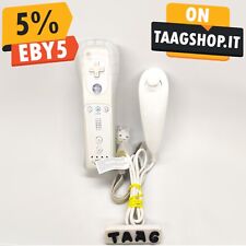 WII REMOTE MOTION PLUS + NUNCHUCK ORIGINALE NINTENDO CONTROLLER NUNCHUK