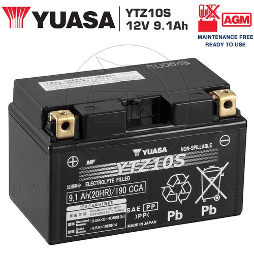 Batteria yuasa ytz10s 12v - batteria, 9ah