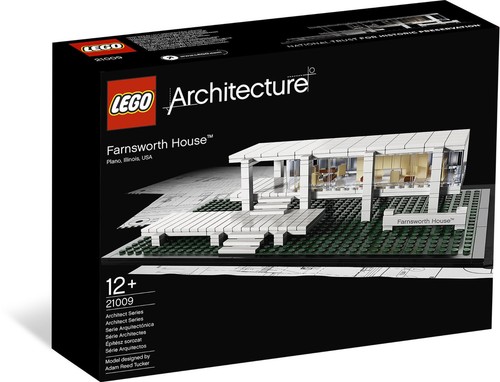 Lego architecture farnsworth - lego,