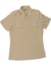 Polo uomo BENETTON media beige
