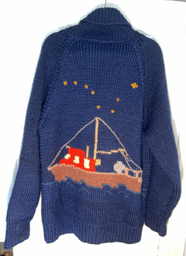 Maglione vintage cowichan zip - vintage,