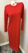 ZARA MAXI ABITO maglione rosso