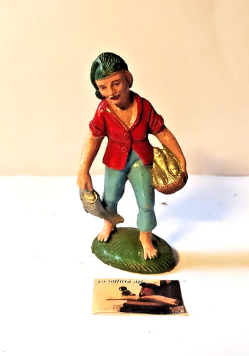 Pastore figurino per presepe - pastore,