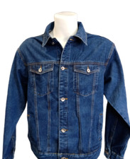 Giubbotto di Jeans Uomo Giacca Denim Giubbino Elasticizzato regular fit  cotone