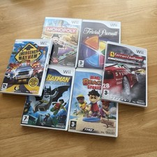6 X Pacchetto Giochi Nintendo Wii Monopoly Trivial Pursuit e altri - PAL - Completo