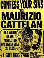 Maurizio Cattelan 'Confess