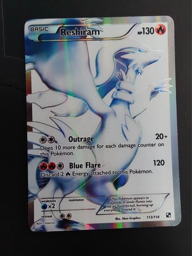 Reshiram 113 114 - 113/114, white