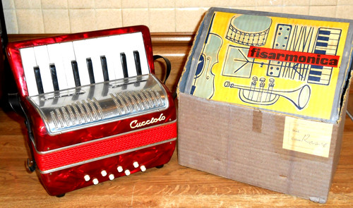 Cucciolo fisarmonica rosso - cucciolo,