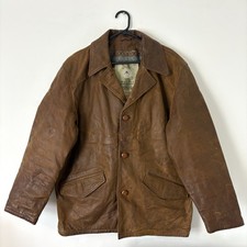 Cappotto lungo pelle vintage