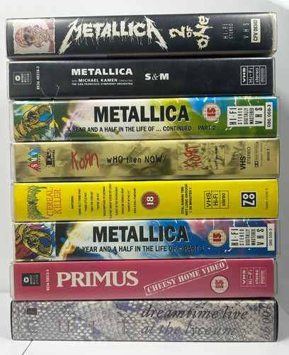 Music video vhs tapes - music,