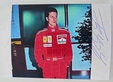 Michael Schumacher autografo