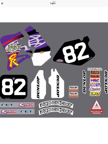 Kit grafica honda 1995 - 1996, cr